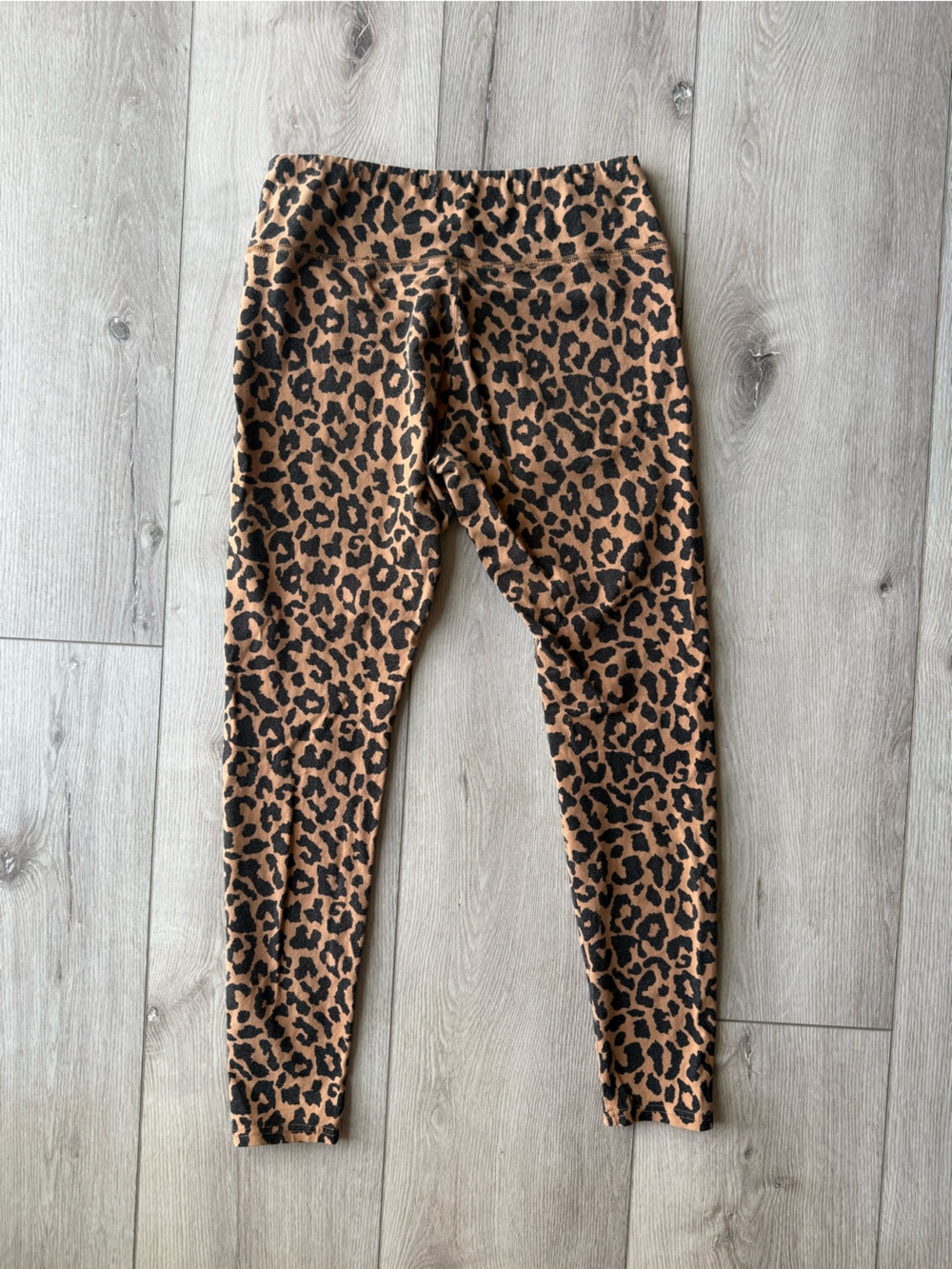 wild fable Leopard-Print Leggings in Black and Tan - Picture 2 of 7